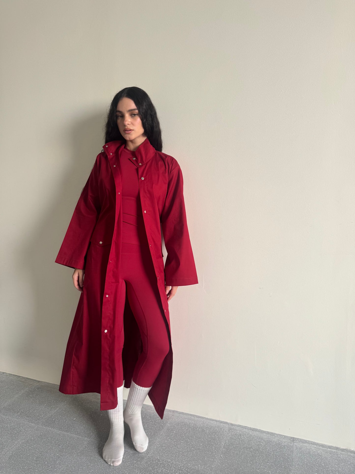 1 full set trench coat