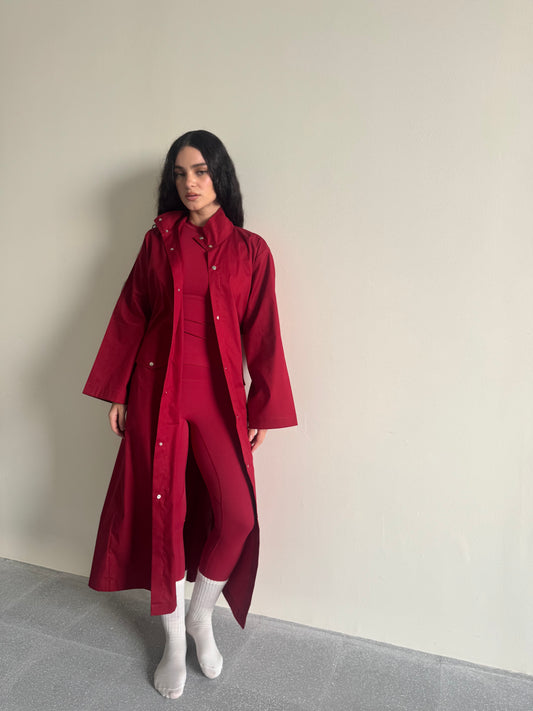 1 trench coat red